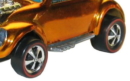 Volkswagen Beach Bomb with Deep Dish Bearing Wheels Installed