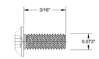 Hex-Head Rivet Dimensions