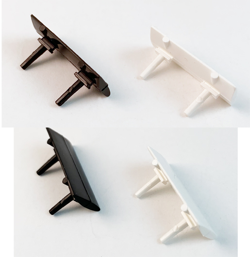 Set of 2 Chaparral 2G Reproduction Wings: One White and One Black