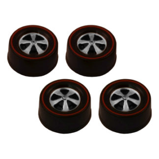 Hot Wheels Redline WHEELS 4 Large HK Black Bearing Set of 4 NEW! 