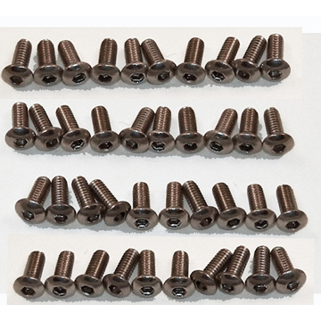 40 SHORT LENGTH 1-72 Hex-Drive Button-Head Screw-In Rivets For Restorations 